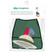 Packaged table decor fabric set with hats and a goose accessory, branded 'evergreen'.