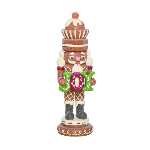 Joy Gingerbread Nutcracker Figurine