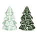 Iridescent Christmas Tree Salt and Pepper Shaker Set