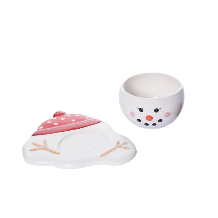 Melted Snowman Soup Bowl