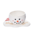 Melted Snowman Soup Bowl red hat