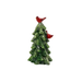 Mini Cardinal Christmas Tree Resin Figurine