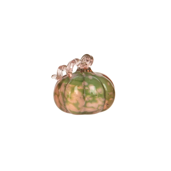 Autumn Speckle Glass Mini Pumpkin