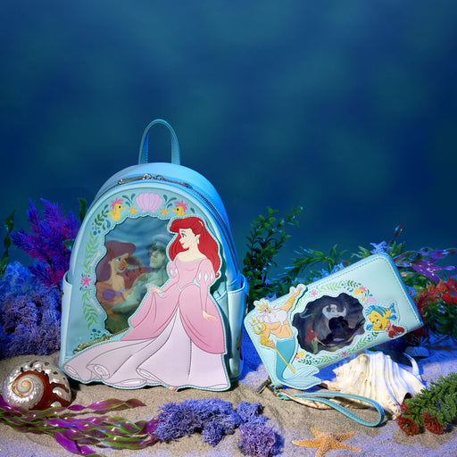 The Little Mermaid Ariel Princess Lenticular Mini Backpack by Loungefly