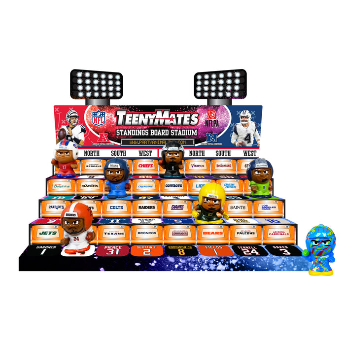 TeenyMates Collector Tin Set NFL Stadium Display Series 4 Party