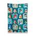 Snowman Patchwork Faux Fur Blanket