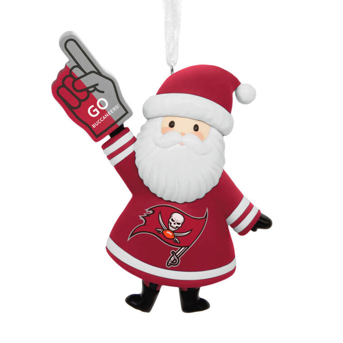 NFL Tampa Bay Buccaneers Santa Fan Hallmark Ornament