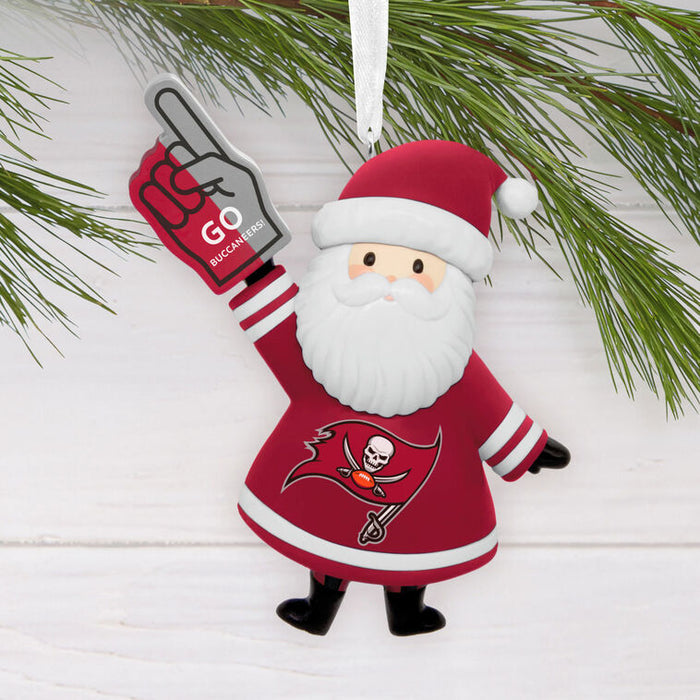 NFL Tampa Bay Buccaneers Santa Fan Hallmark Ornament
