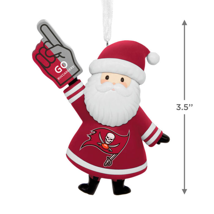 NFL Tampa Bay Buccaneers Santa Fan Hallmark Ornament