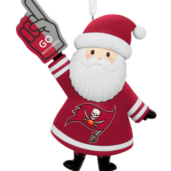 NFL Tampa Bay Buccaneers Santa Fan Hallmark Ornament