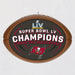 NFL Tampa Bay Buccaneers Super Bowl LV Commemorative 2021 Ornament