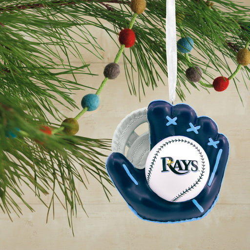 MLB Tampa Bay Rays™ Baseball Glove Hallmark Ornament