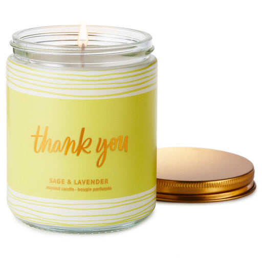 Thank You Scented Single-Wick Jar Candle