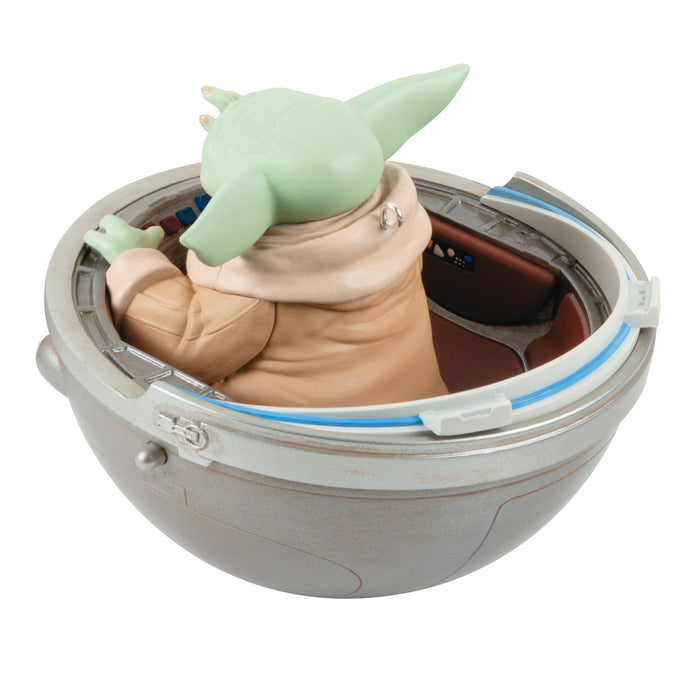 Star Wars: The Mandalorian™ Grogu™ in Hovering Pram 2024 Ornament With Light, Sound and Motion