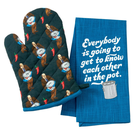 The Office Kevin's Chili Oven Mitt and Tea Towel+