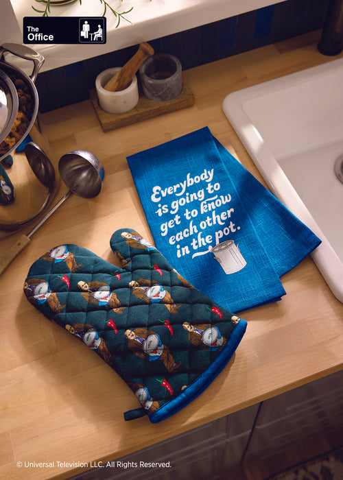 The Office Kevin's Chili Oven Mitt and Tea Towel