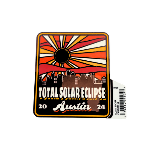 Total Solar Eclipse Austin April 2024 Sticker