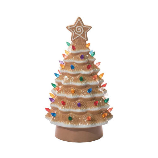 12" Light Up Gingerbread Tree