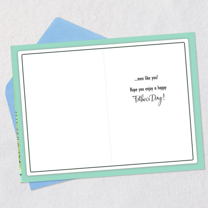 Celebrating Great Men Like You Father's Day Card for Family