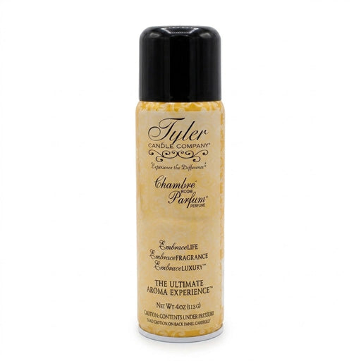Tyler Chambre Parfum 4 oz room spray bottle with the product label displayed on a white background.