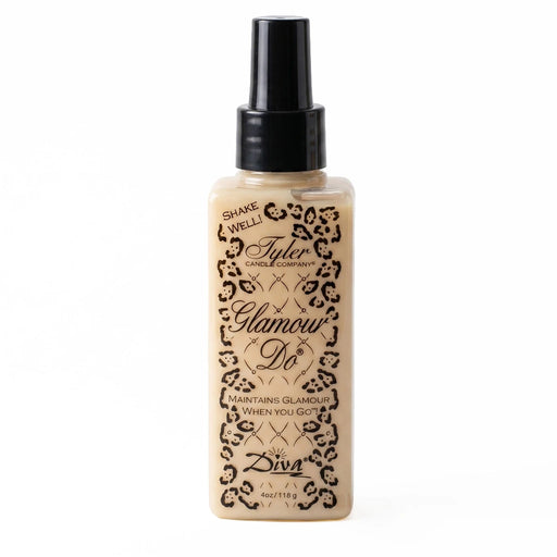 Tyler Diva Glamour Do Spray hair fragrance mist bottle with the Diva label displayed on a white background.