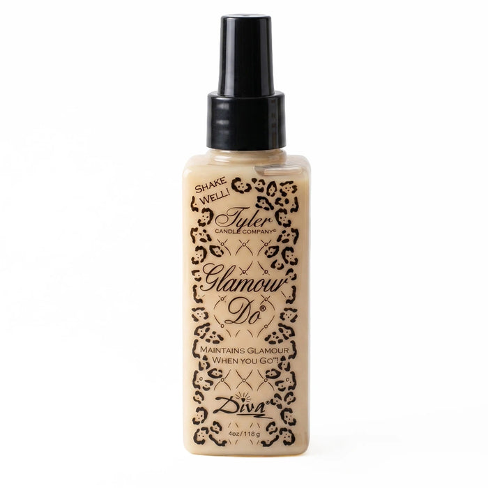 Tyler Diva Glamour Do Spray hair fragrance mist bottle with the Diva label displayed on a white background.