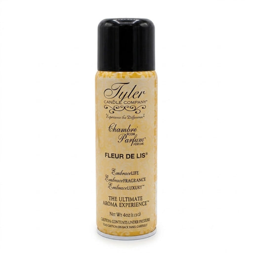 Tyler Fleur de Lis Chambre Parfume room spray bottle with the product label displayed on a white background.