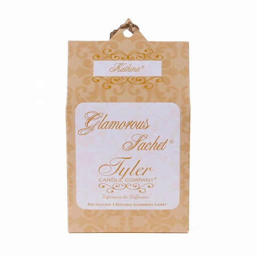 Tyler Kathina Glamorous Sachet fragrance pouch with the Kathina label displayed on a white background.