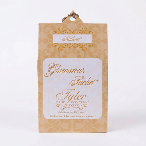 Tyler Kathina Glamorous Sachet fragrance pouch with the Kathina label displayed on a white background.