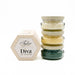 Tyler Pamper Me Please Gift Collection Candle in a clear glass jar with the Pamper Me Please label displayed on a white background.