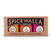 Spicewalla spice set packaging with three jars on a white background
