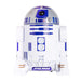 Star Wars R2-D2 model against a tiled wall background
