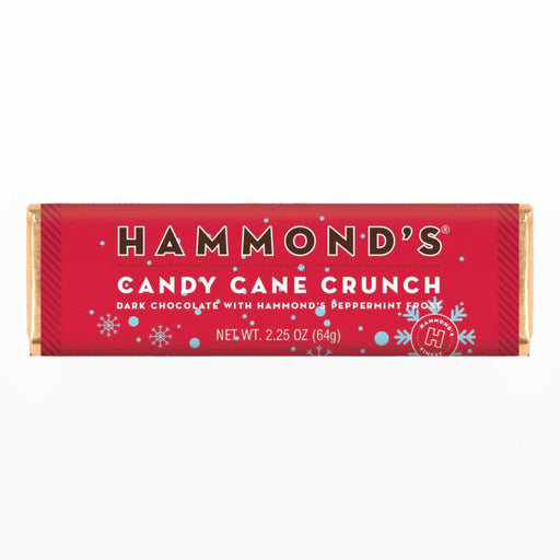 Candy Cane Crunch Chocolate Bars
