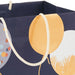 9.6" Patterned Balloons on Blue Medium Gift Bag