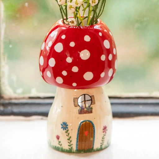 Mushroom Cutest Little Bud Vase