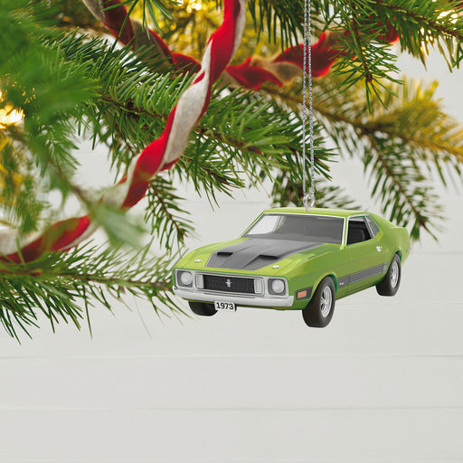 1973 Ford Mustang Mach 1 2023 Metal Ornament - 33rd in the Classic American Cars Series