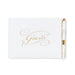 Gold Guest Book With Pen