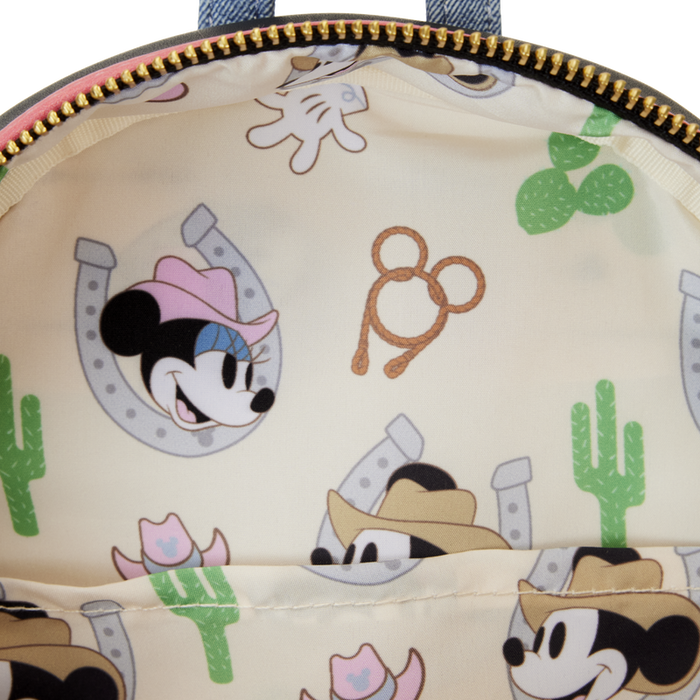 Western Mickey Mouse Cosplay Mini Backpack by Loungefly