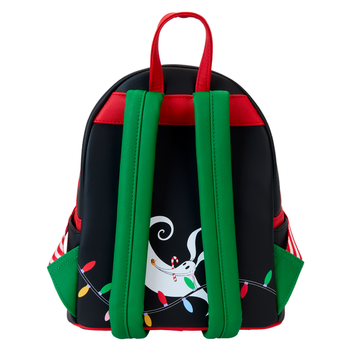 The Nightmare Before Christmas Jack Wrapped In Lights Light Up Glow Mini Backpack by Loungefly