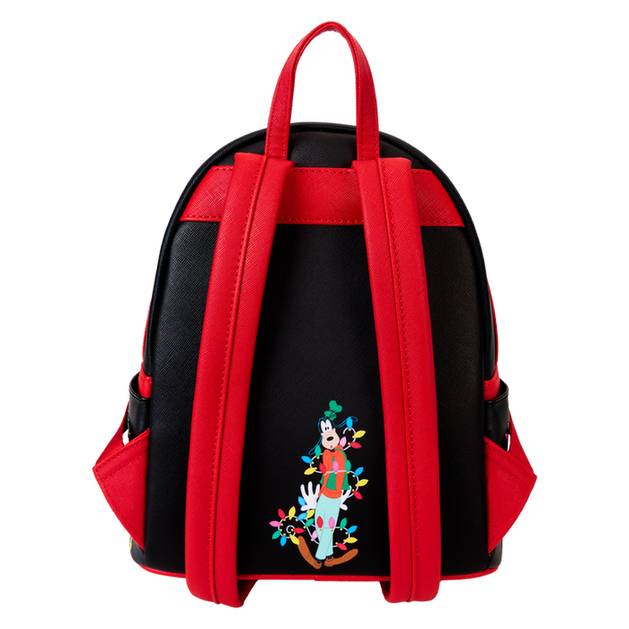 Mickey & Friends Christmas Light Decorations Light Up Mini Backpack by Loungefly