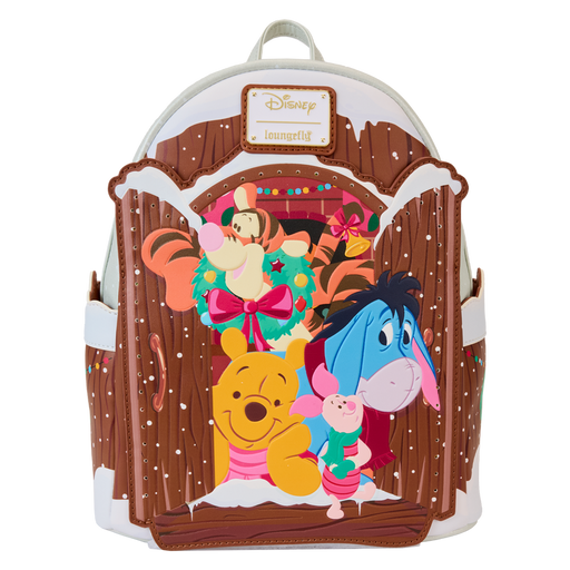 Winnie The Pooh & Friends Christmas Greetings Light Up Mini Backpack by Loungefly