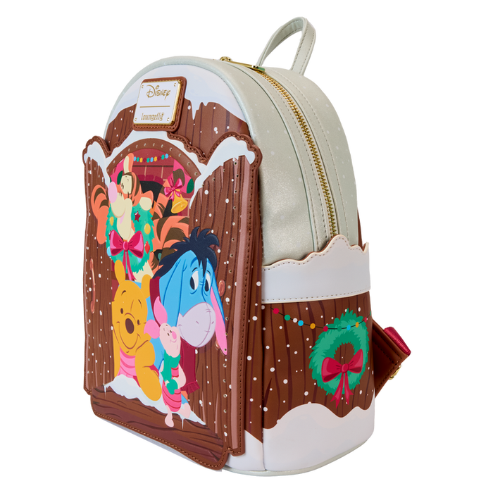 Winnie The Pooh & Friends Christmas Greetings Light Up Mini Backpack by Loungefly