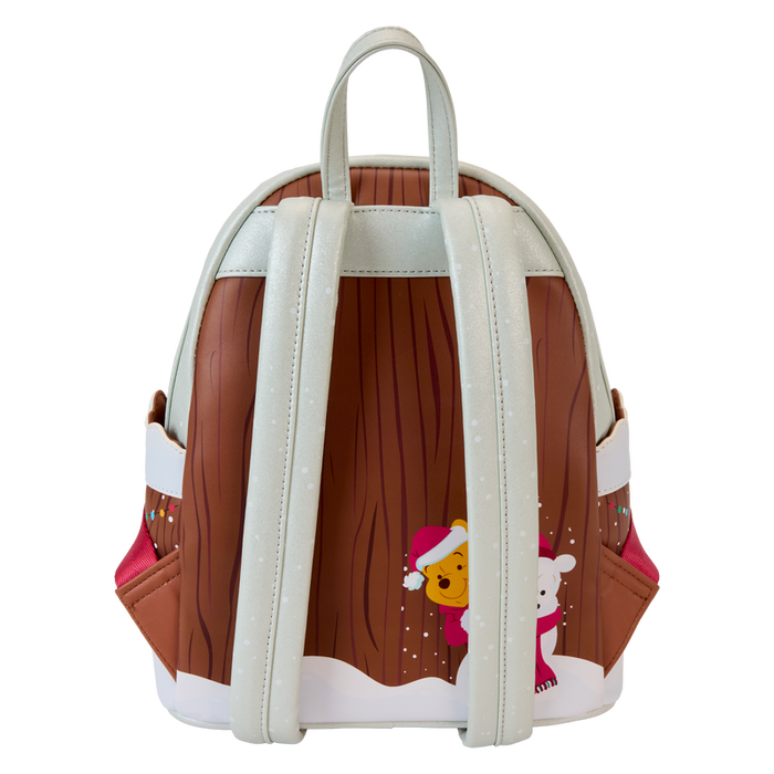 Winnie The Pooh & Friends Christmas Greetings Light Up Mini Backpack by Loungefly