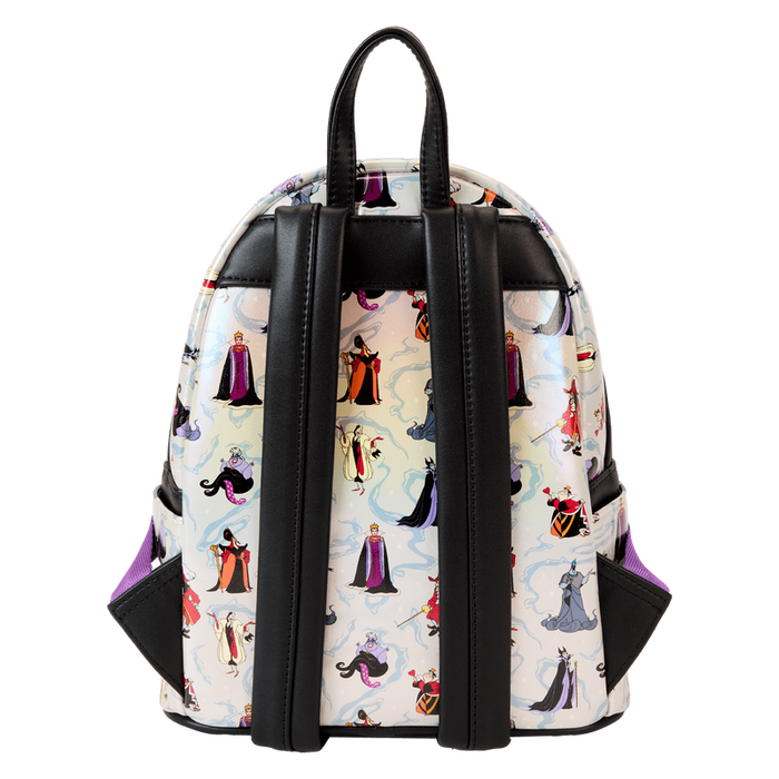 Disney Villains Iridescent All-Over Print Mini Backpack by Loungefly