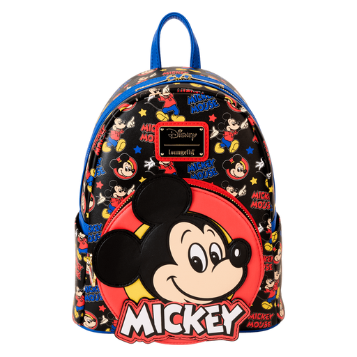 Mickey Mouse Classic All-Over Print Mini Backpack by Loungefly