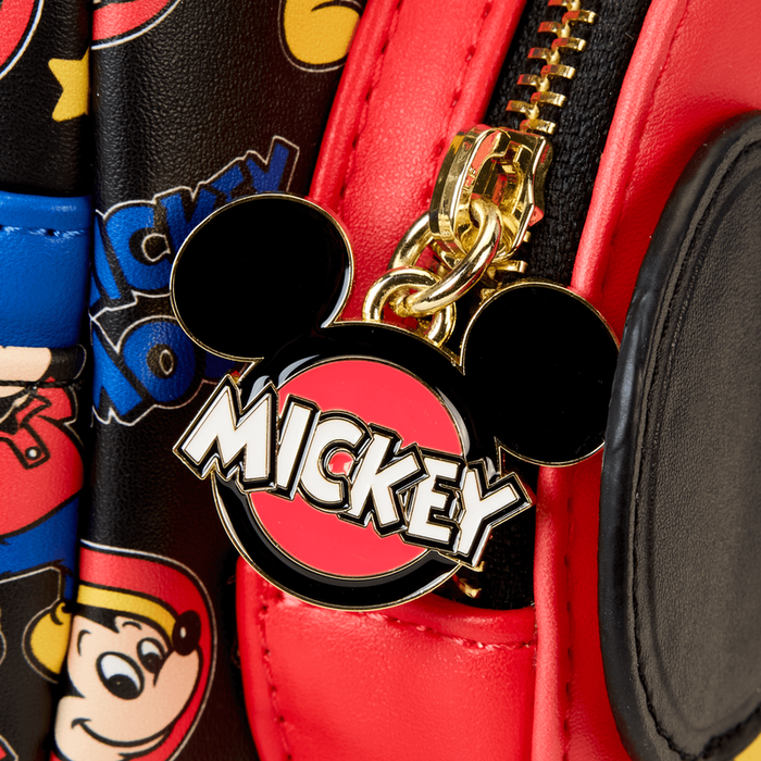 Mickey Mouse Classic All-Over Print Mini Backpack by Loungefly