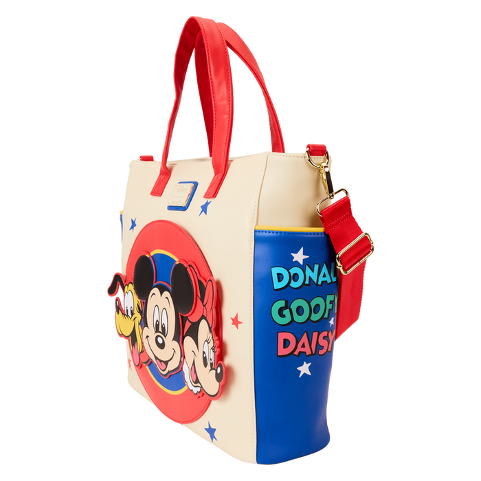 Mickey & Friends Classic Convertible Backpack & Tote Bag by Loungefly