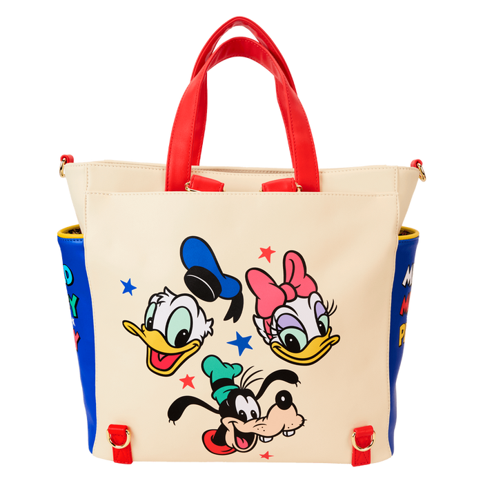 Mickey & Friends Classic Convertible Backpack & Tote Bag by Loungefly