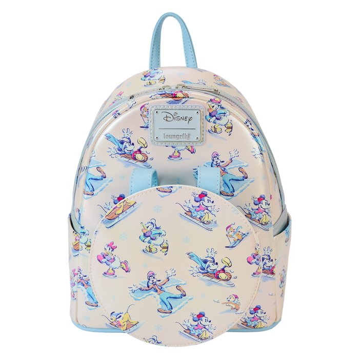 Mickey & Friends Winter Wonderland Mini Backpack by Loungefly