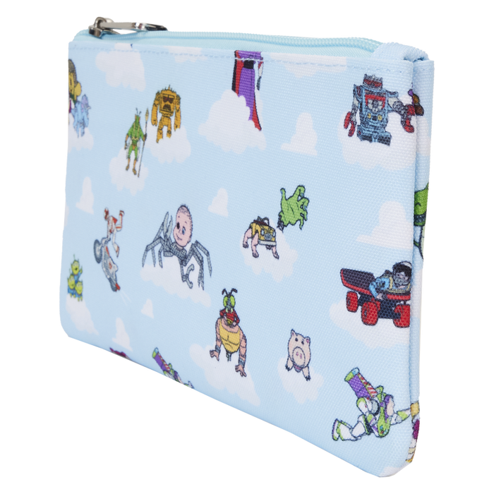 Toy Story Movie Collab All-Over Print Nylon Zipper Pouch Wristlet by Loungefly